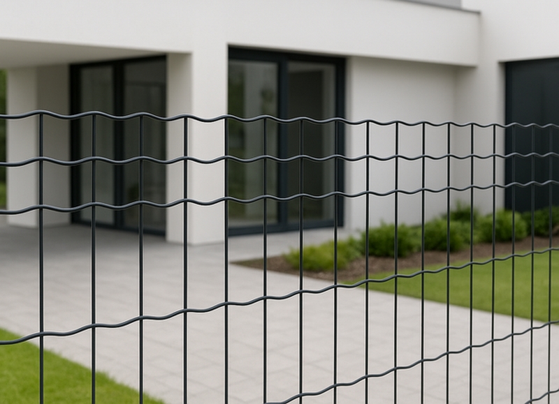 Gelaste tuindraad - zwart